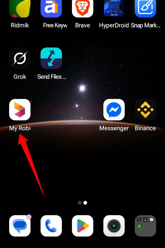 [ছবি - 5] রবি নাম্বার কিভাবে দেখে। Robi number check, March 7, 2026
