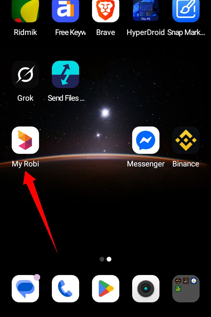 কিভাবে রবি সিমের নাম্বার দেখবেন