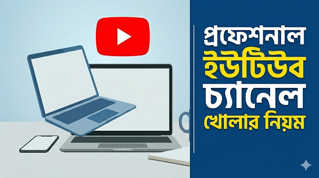 ইউটিউব চ্যানেল কিভাবে খুলবো