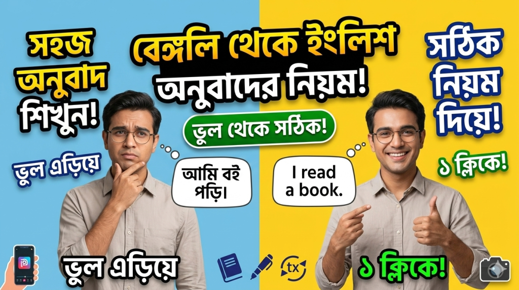 [ছবি - 1] বাংলা টু ইংলিশ ট্রান্সলেশন করার নিয়ম, March 7, 2026