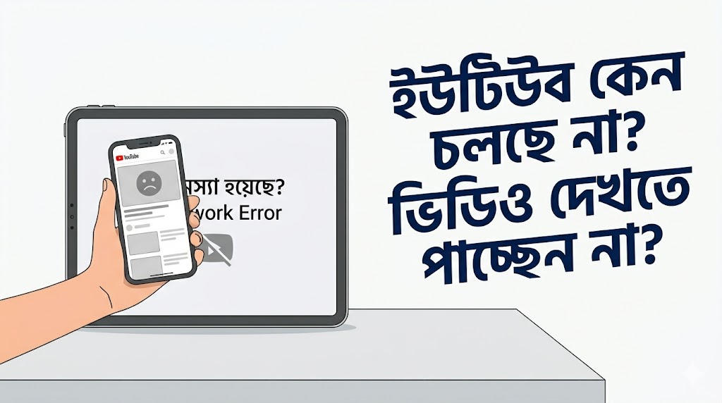 ইউটিউব না চলার কারণ কী