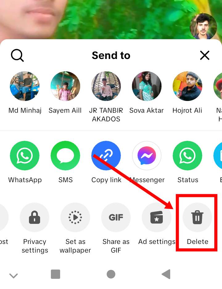 [ছবি - 6] টিকটক ভিডিও ডিলিট করে কিভাবে, সহজ পদ্ধতিতে, March 7, 2026