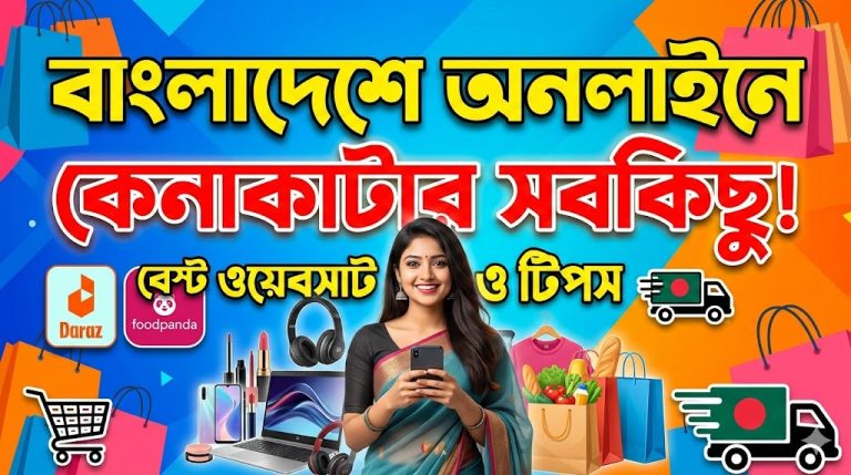 ঘরে বসে শপিং করার ১০টি ওয়েবসাইট