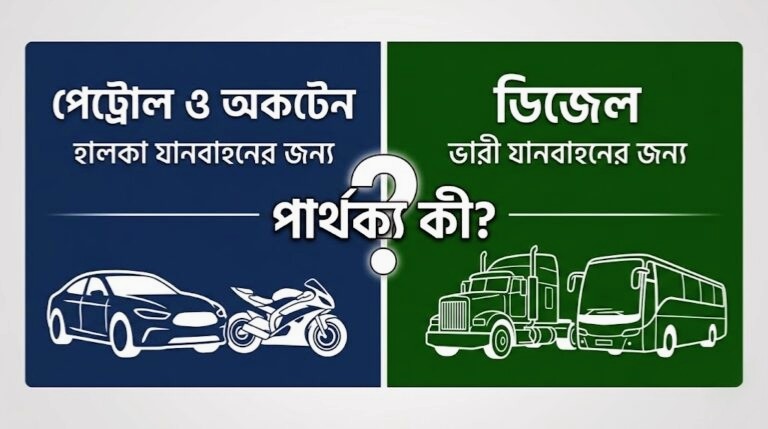 জানুন, পেট্রোল ডিজেল ও অক্টেনের পার্থক্য কি