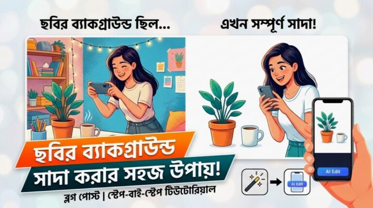 ছবির ব্যাকগ্রাউন্ড সাদা করা যায় যেভাবে - নিখুঁতভাবে