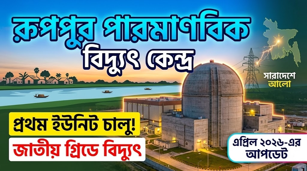 জানুন রূপপুর পারমাণবিক বিদ্যুৎ কেন্দ্র কবে চালু হবে