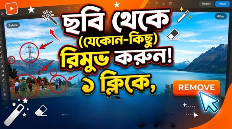 ১ ক্লিকে, ছবির দাগ বা মানুষ সরান সহজেই