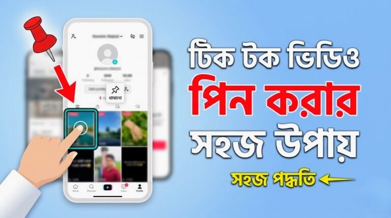 টিকটক ভিডিও পিন করবেন যেভাবে