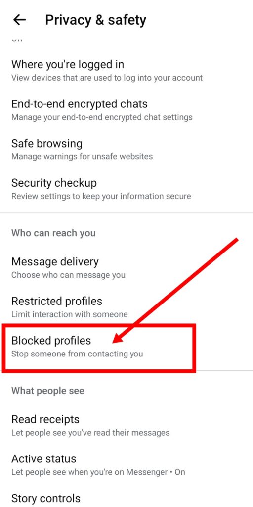 মেসেঞ্জারে ব্লক খোলার নিয়ম