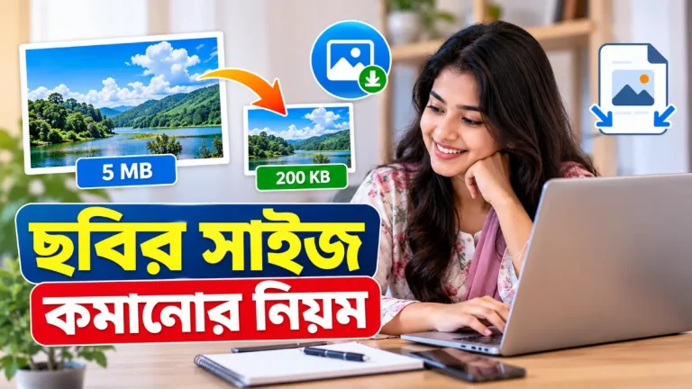 ছবির সাইজ কমানোর নিয়ম