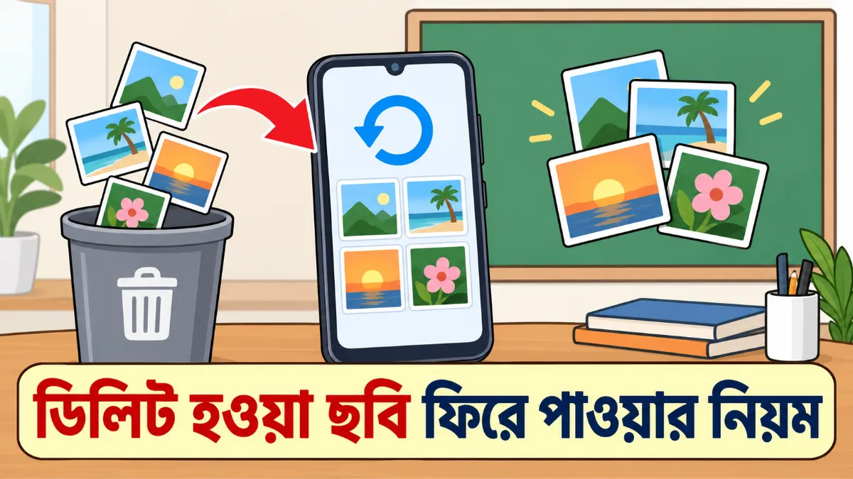 ডিলিট হওয়া ছবি ফিরে পাওয়ার নিয়ম